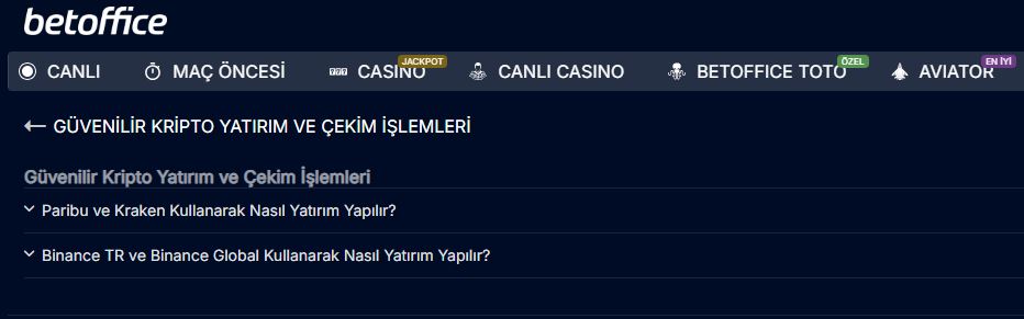 betoffice başkasının hesanına para yatırma